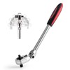 wanlvkang Dual 3/8 and 1/4 Drive Flex Head Ratchet, 72-Tooth