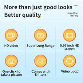 Mini Camara De Llavero, 1080P 2 MP Grabadora de video portátil compacta con Pantalla A Color & Correa De Muñeca, Admite microtarjetas de hasta 128 G, Mini Cámara Digital Para Adolescentes Estudiantes