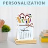 Small Desk Calendar 2025-2026 Monthly Classroom Office Desk Desktop Calendar
