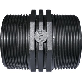 Suinga Pack of 5 Plastic Taps 1/2" x 1/2" PN10 Compression Fittings for Tapping Double Thread Male/Male