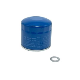 Set of 3 Genuine OEM Engine Oil Filter 26300-35505-ST and Drain Plug Gasket 21513-23001 fit for Hyundai, Kia