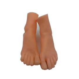 One Pair Women Female Realistic Lifelike Soft Foot Mannequin Display Jewelry Shoes Socks Toes