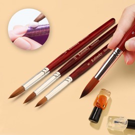 gel nail brush Kolinsky Nail Acrylic Brush No. 10 / 콜린스키 네일 아크릴 브러쉬 10호