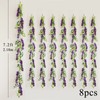 Apeair Wisteria Artificial Flowers Garland, 8Pcs Total 57.6ft Silk Faux