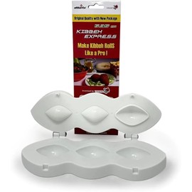 Express Kibbeh Rolls Maker Mold Meatball Manual Meatloaf Maker Press Tool Durable DIY Meatball Maker Tools for Fried Kibbeh, Meat maker, 5.35cm Melon baller