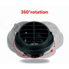 1Pack 42/60/75/90mm Warm Air Vent Outlet Car Auto Heater Ducting，Plastic