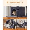 Feandrea Cat Tree, 81.1-Inch Large Cat Tower with 13 Scratching