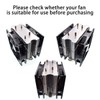 DGHAOP 4pcs Computer Mainboard CPU Radiator Fan Fixing Clip Computer