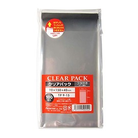 As One Transparent Bag with Tape, 9 x 15/61-7287-81