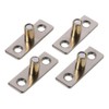 Urjumpea 4Pcs Roller Guide Sliding Barn Door Guiding Stainless Steel