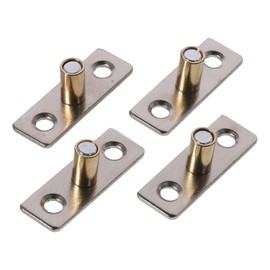 Urjumpea 4Pcs Roller Guide Sliding Barn Door Guiding Stainless Steel Door Rolling Sliding Floor Guide Sliding Barn Door Hardware Accessories