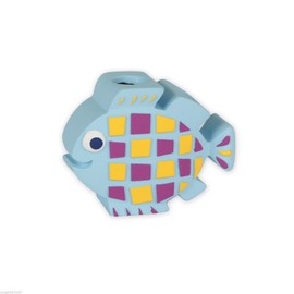 Happy Creatures Blue Fish Toothbrush Holder