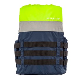Jetpilot S1 Nylon Men’s Coast Guard Approved Life Jacket PFD-Neon-S/M