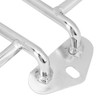 Qiilu Motorcycle Rear Pannier Rack Mount Fits XL883/1200 X48 (Silver),