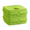 Tupperware Set of Two Sandwich Keepers. Lt Green