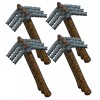 Birthday Galore Pixel Mining Pick Axe Inflatable - 8 count