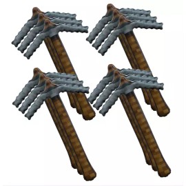 Birthday Galore Pixel Mining Pick Axe Inflatable - 8 count