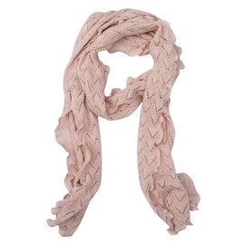 Invero, Merino Scarf Lilly 100% Wool, Powder, 30X180 cm