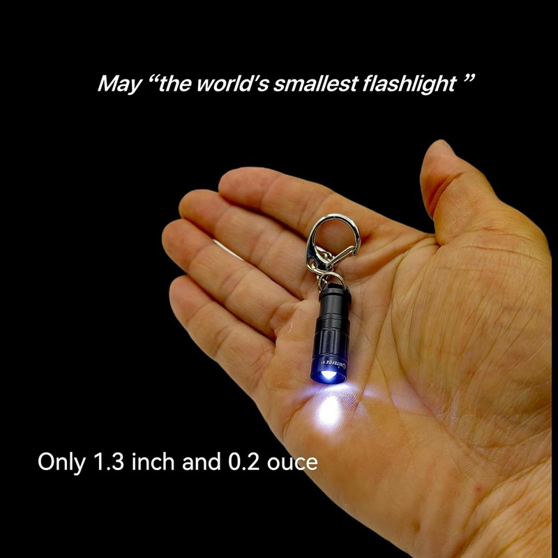 Nitefox e1 Smallest Keychain Flashlight Micro Tiny Mini Keychain Light