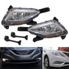 BIXIBIN Pair for 2015 2016 2017 Hyundai Sonata DRL Daytime