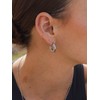 Purelei Life Earrings - Statement Hoop Earrings with Cubic Zirconia