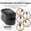Vive Precision SP02 Pulse Oximeter Fingertip Bluetooth Includes Case, Batteries,