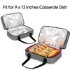 Trunab Casserole Carrier for Hot or Cold Food Insulated Casserole