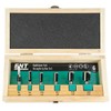 ENT 6-Piece HW Groove Cutter Set with HW Base Cutting