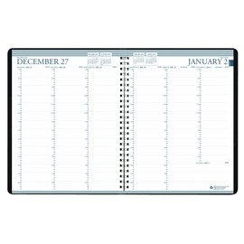 House of Doolittle 2023 Weekly Planner Calendar, Executive Black Hard Cover, 8.5 x 11 Inches, January - December (HOD27292-23)