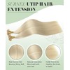 SURNEL Bonding Extensions Real Hair Keratin Platinum Blonde Bondings 45