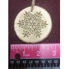 Handmade Wood Slice Christmas Tree Decorations, Set of 3, Ornaments,