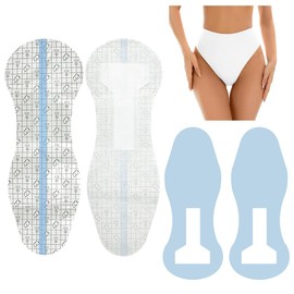 Protective Hygienic Liners Adhesive for Swimwear PU Clear Waterproof Panti Liner for Swimwear Private Swimming Sticker 2pcs