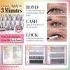 Lash Clusters Kit with Spikes and Bottom Lashes 8 Styles