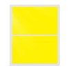 YIKIADA Yellow Rectangular Sticky Sticker 3 × 2 Inch Colour