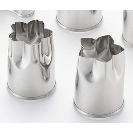 Yoshikawa YJ2788 Vegetable Cutter Die, Large, 6-piece Set, Made in Japan