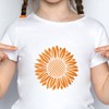FINGERINSPIRE Sunflower Stencil Template 30 x 30 cm Plastic Large