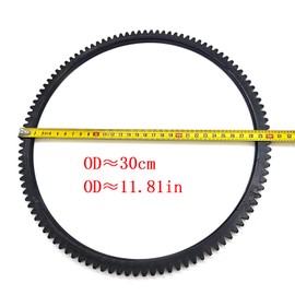 Nayuank Flywheel Ring Gear Compatible with Isuzu 4JB1 4JG1 Kobelco Hitachi SK60 ZX60 ZX70 Excavator