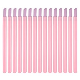 HARFINGTON 15pcs Pumice Stone Nail File, Pumice Nail Polishing Stick Cuticle Remover, Professional Quartz Stone Nail Filing Buffer Manicure Tool for Salon Nail Art Care, Pink