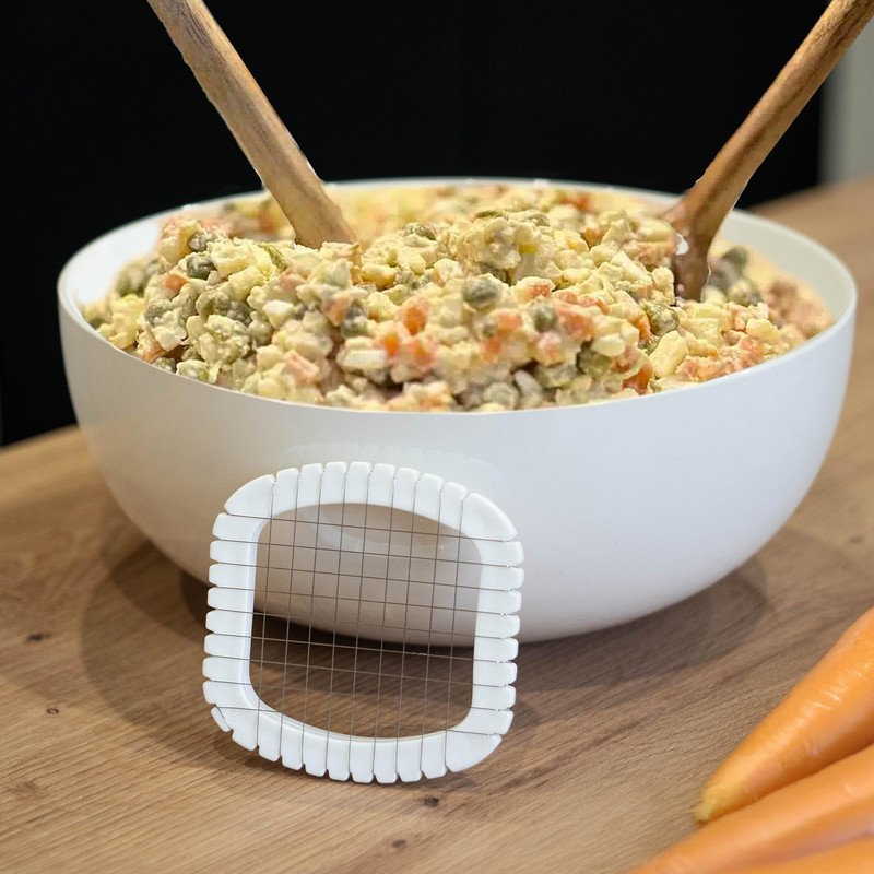 KADAX Dice Slicer for Cooked Vegetables and Eggs, Precise Vegetable