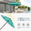 Patio Kingdom 10FT Patio Umbrella 3 Tiers Outdoor Market Umbrella