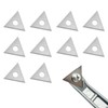 10Pcs 1inch Triangle Paint Scraper Paint Scraper Carbide Blades Double-Edged