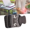 Rubber Hot Water Bottle With Waist Cover Knitted Cover Warm