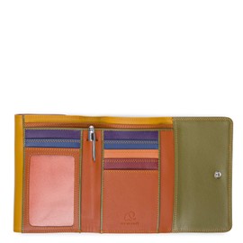 mywalit Double-Flap Wallet Leather Purse | 6 Credit Card Slots | ID Window, Coin Pockets & Pen | Lucca | Classy & Compact Accessory for Men & Women | Perfect for Everyday Use