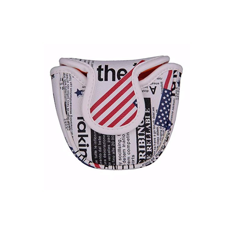 Putter Cover Headcover Odyssey 2 Ball Mallet American Flag