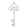 50Pcs Vintage Zinc Alloy Key Shape Bottle Opener Opening Tools
