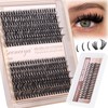 Geeneiya Manga Fairy Lash Clusters Spike Fluffy Eyelash Clusters 8-16MM