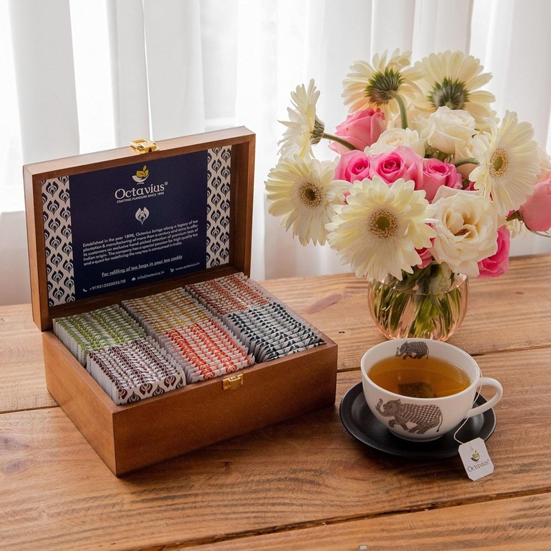 Octavius Assorted Tea | 6 Assorted Black & Green Teas