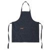 Denim Apron Baker Kitchen Restaurant Coffee Work Uniform with Front