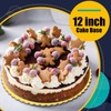 Nuenen 50 Pcs 12 Inch Gold Cake Board Rounds Cake
