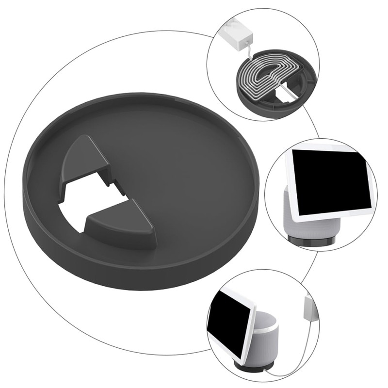 Angoily Speaker Stand Cable Clips Desktop Audio Stand Cord Organizer